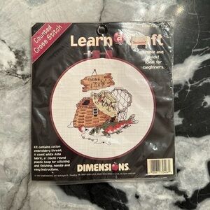 Dimensions 1997 Learn a Craft Cross Stitch Fishin Time 72406